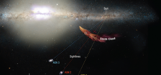 Le nuage de Smith en collision avec la Voie Lactée