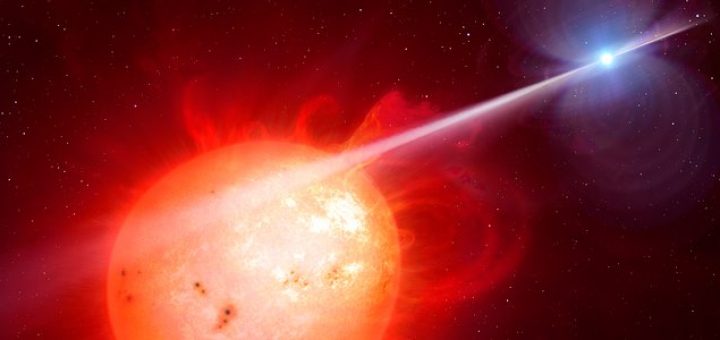 Le Système binaire AR Scorpii, stroboscope ambulant