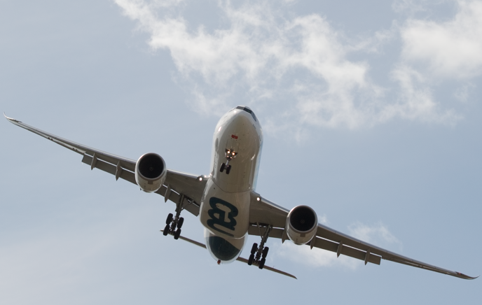 Airbus A330 neo avant atterrissage